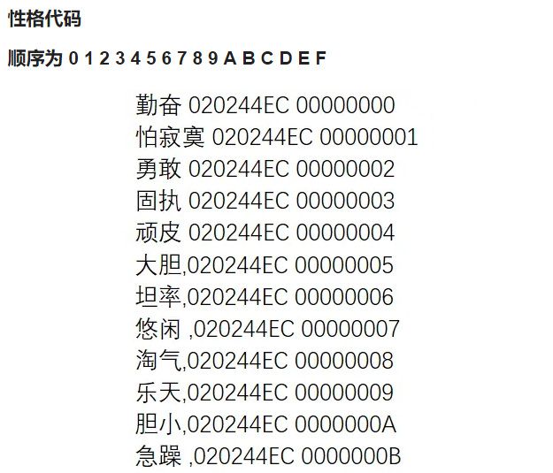 口袋妖怪究极绿宝石5.5性格金手指代码是什么-5.5性格金手指代码汇总