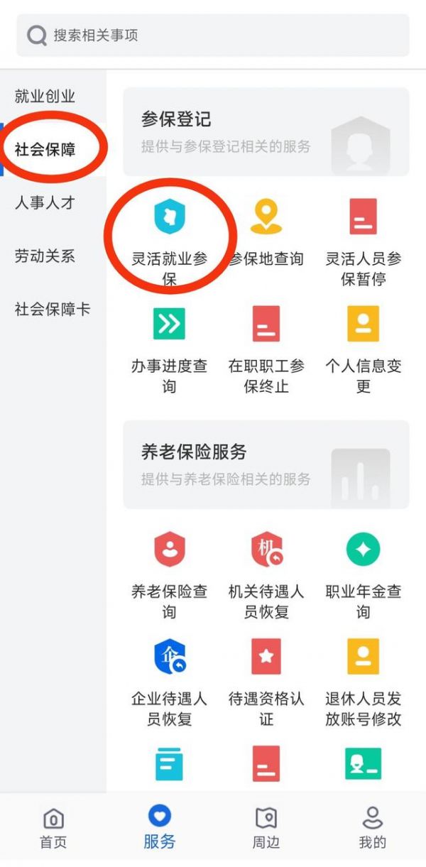 河北人社app怎么交养老保险