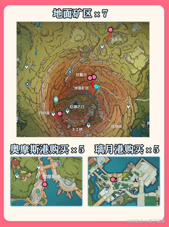 《原神》4.5版本烟绯培养一图流攻略 原神烟绯突破材料在哪里？