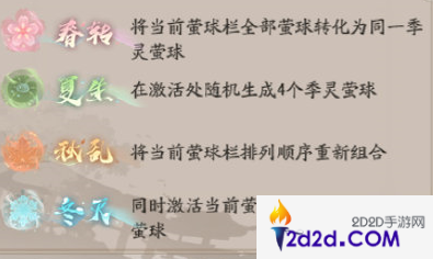 阴阳师化四季活动怎么玩