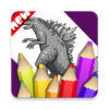 涂色哥斯拉(Coloring Godzilla and Dinosaur)