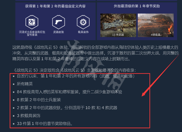 战地五决定版是什么意思-战地五决定版有什么内容