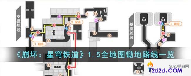 崩坏星穹铁道1.5全地图锄地路线是什么