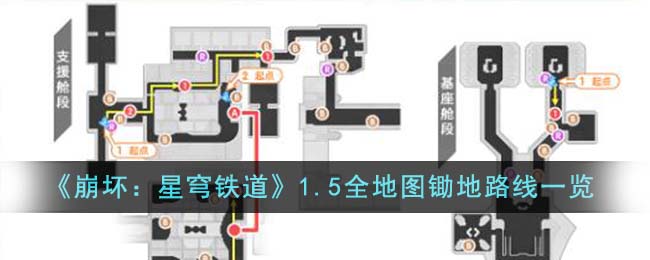 《崩坏：星穹铁道》1.5全地图锄地路线一览-崩坏星穹铁道1.5全地图锄地路线是什么