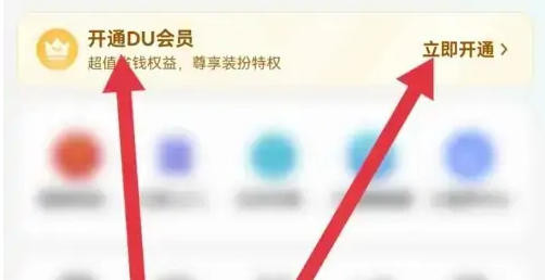 百度果园app怎么办理会员卡-百度app开通会员教程