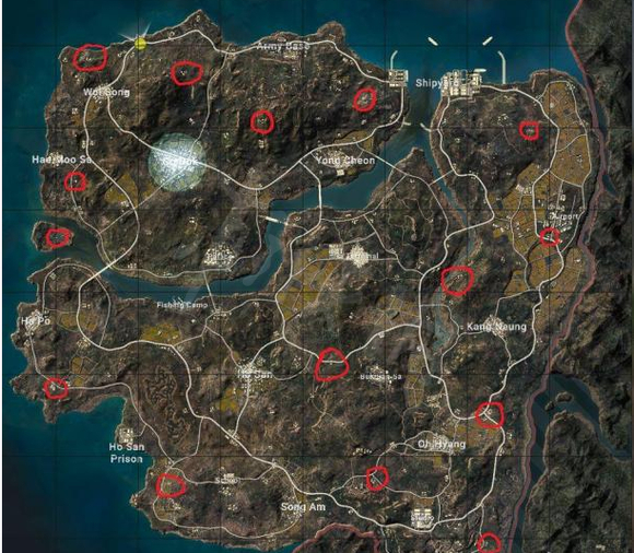 pubg密室在哪，pubg密室位置