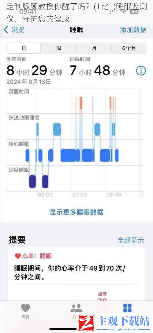 定制版顾教授你醒了吗-1比1睡眠监测仪-守护您的健康