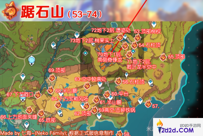 原神5.0纳塔火神瞳收集路线是什么