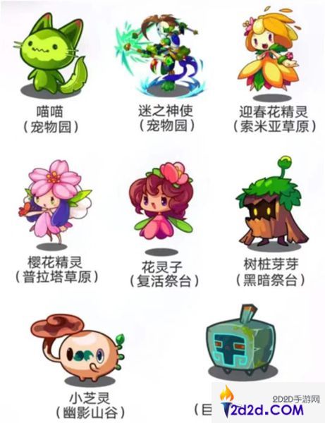 洛克王国世界稀有宠物捕捉地点在哪